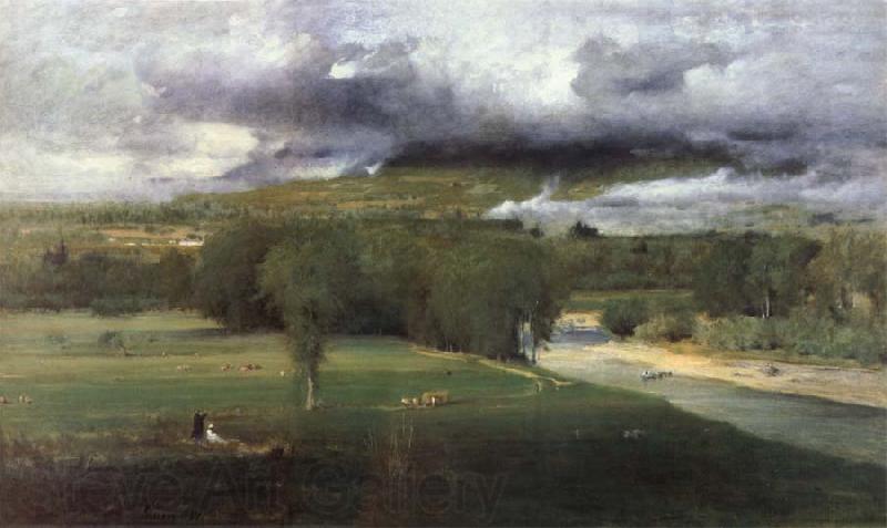 George Inness Conway Meadows Norge oil painting art